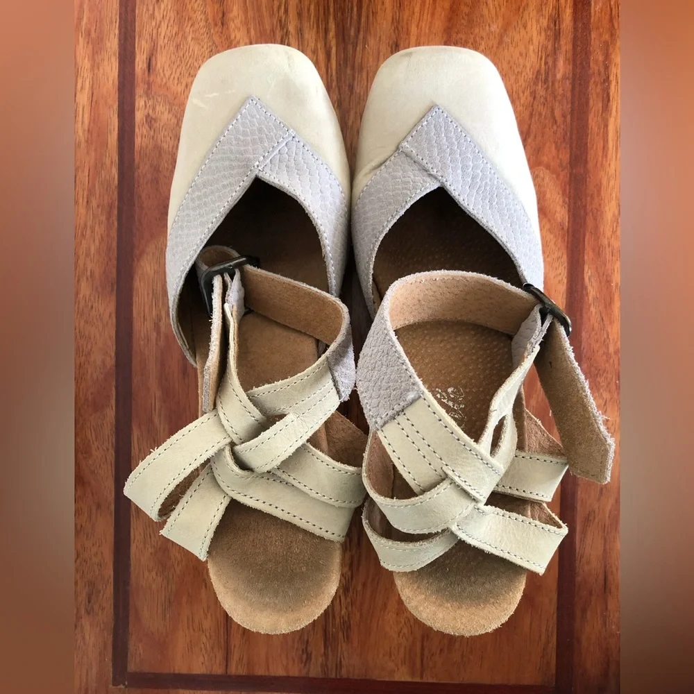 Free People Walk This Way Clogs, Size 41, Gray